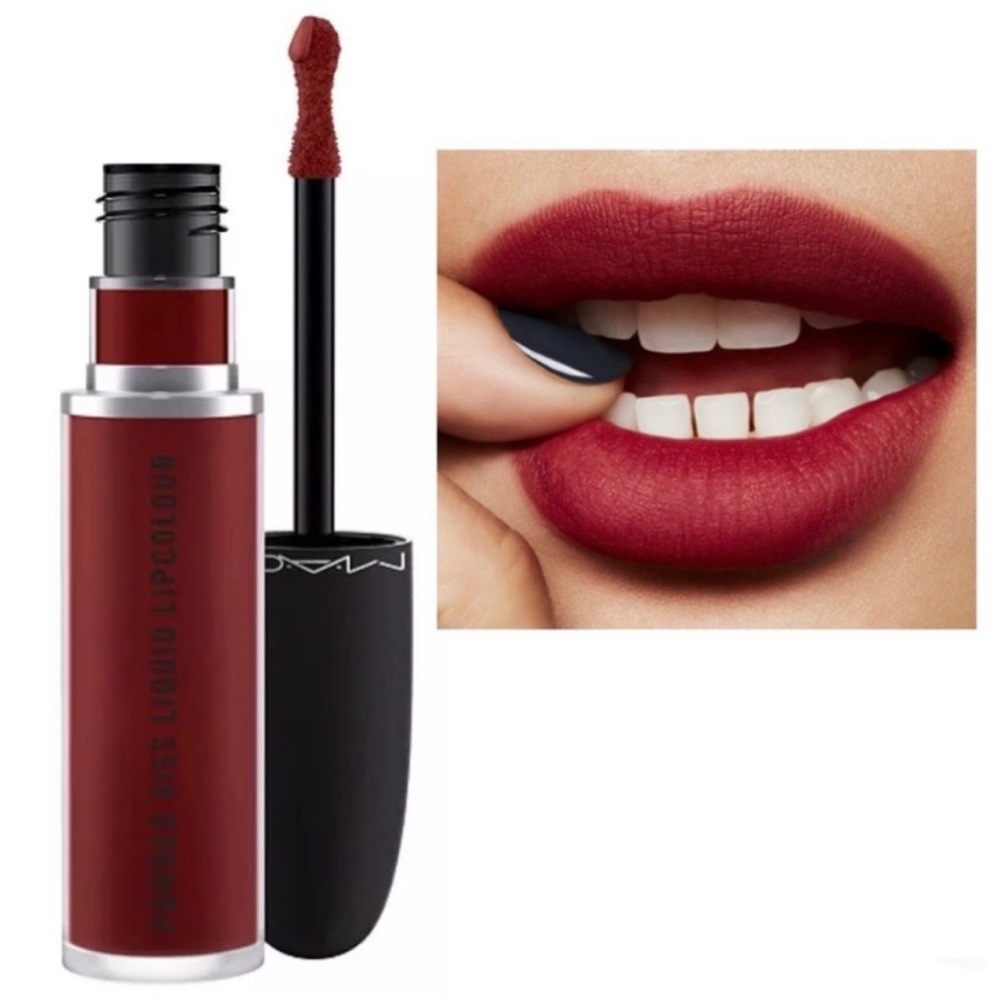 MAC Powder Kiss Liquid Lipcolour Make Love to the Camera - Picture 2 of 16